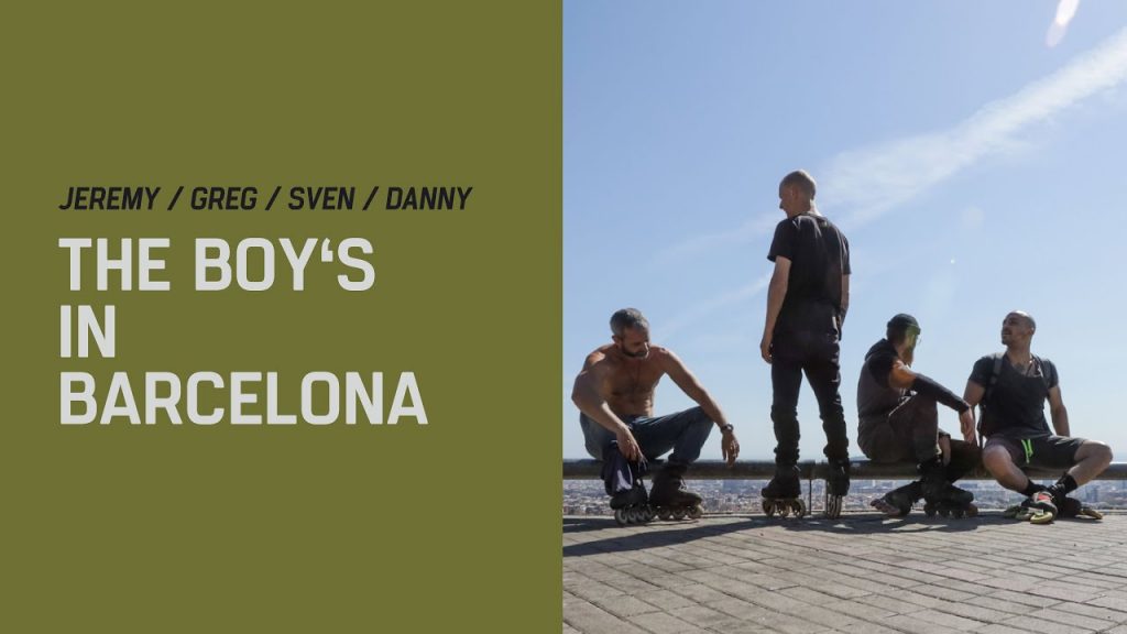 The BOys in Barcelona Rollerblade